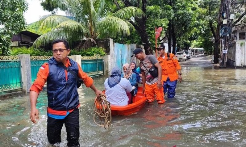 Lima Ruas Jalan Jakarta Tergenang pada Kamis Pagi