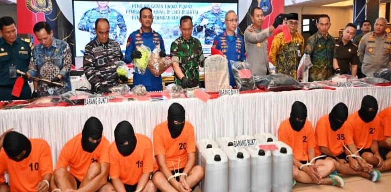 13 Perompak Kalsel Ditangkap, Ternyata Bermodal Pistol Mainan