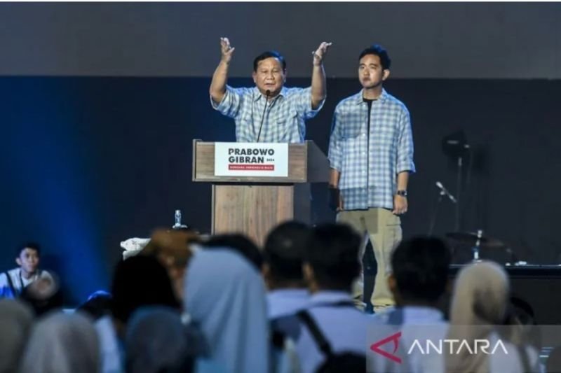Suara Prabowo-Gibran 57,49 Persen Versi KPU Sabtu Siang