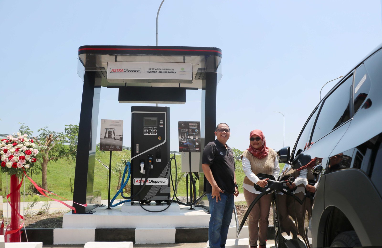 Pengisian Daya Astra Otopower Hadir di Rest Area KM 260 B