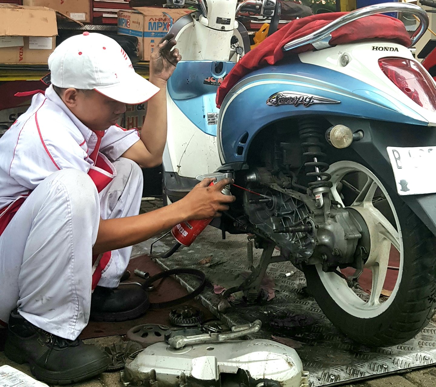 Biaya Servis CVT Motor Skutik di Bengkel, Kena Berapa?