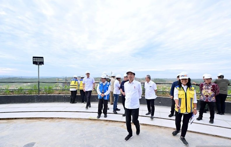Pembangunan Kantor Presiden di IKN Sudah 74 Persen