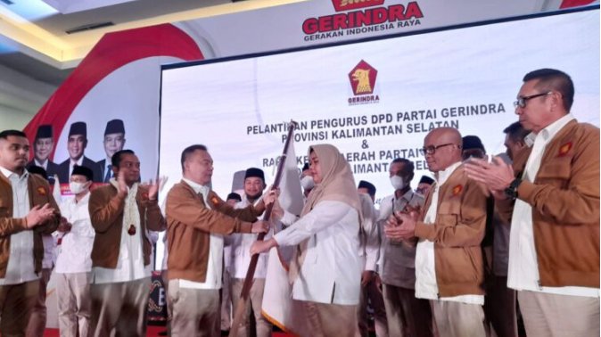 Menyongsong Pilkada serentak 2024, Gerindra menyiapkan sejumlah nama. Foto ilustrasi pengurus Gerindra via Jejakrekam