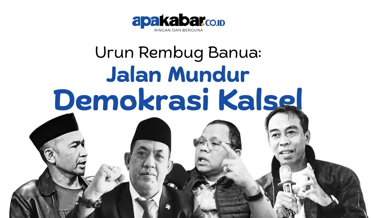 Urun Rembug Banua: Ada Kemunduran Demokrasi di Kalsel