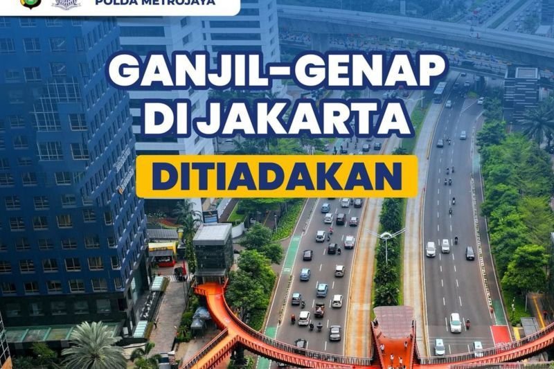 Pengumuman peniadaan aturan ganjil genap di beberapa ruas jalan di Jakarta selama cuti bersama dalam rangka libur Lebaran 2024. Foto: Instagram/@dishubdkijakarta