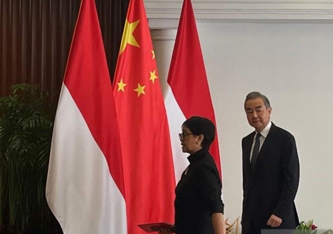 Kerja Sama RI-China, Wang Yi: Wujudkan Visi Nasional Kedua Negara