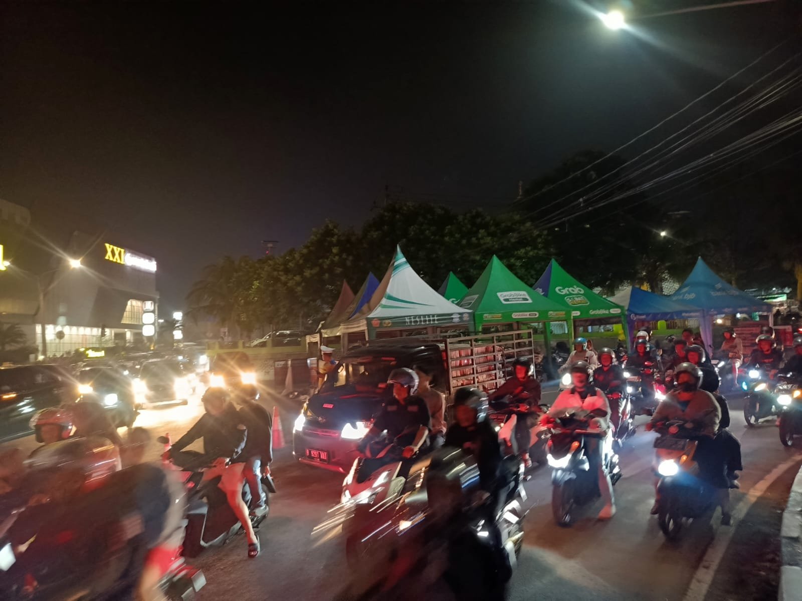 Arus Lalu Lintas di Kota Cianjur Dipadati Pemudik Kendaraan Roda Dua