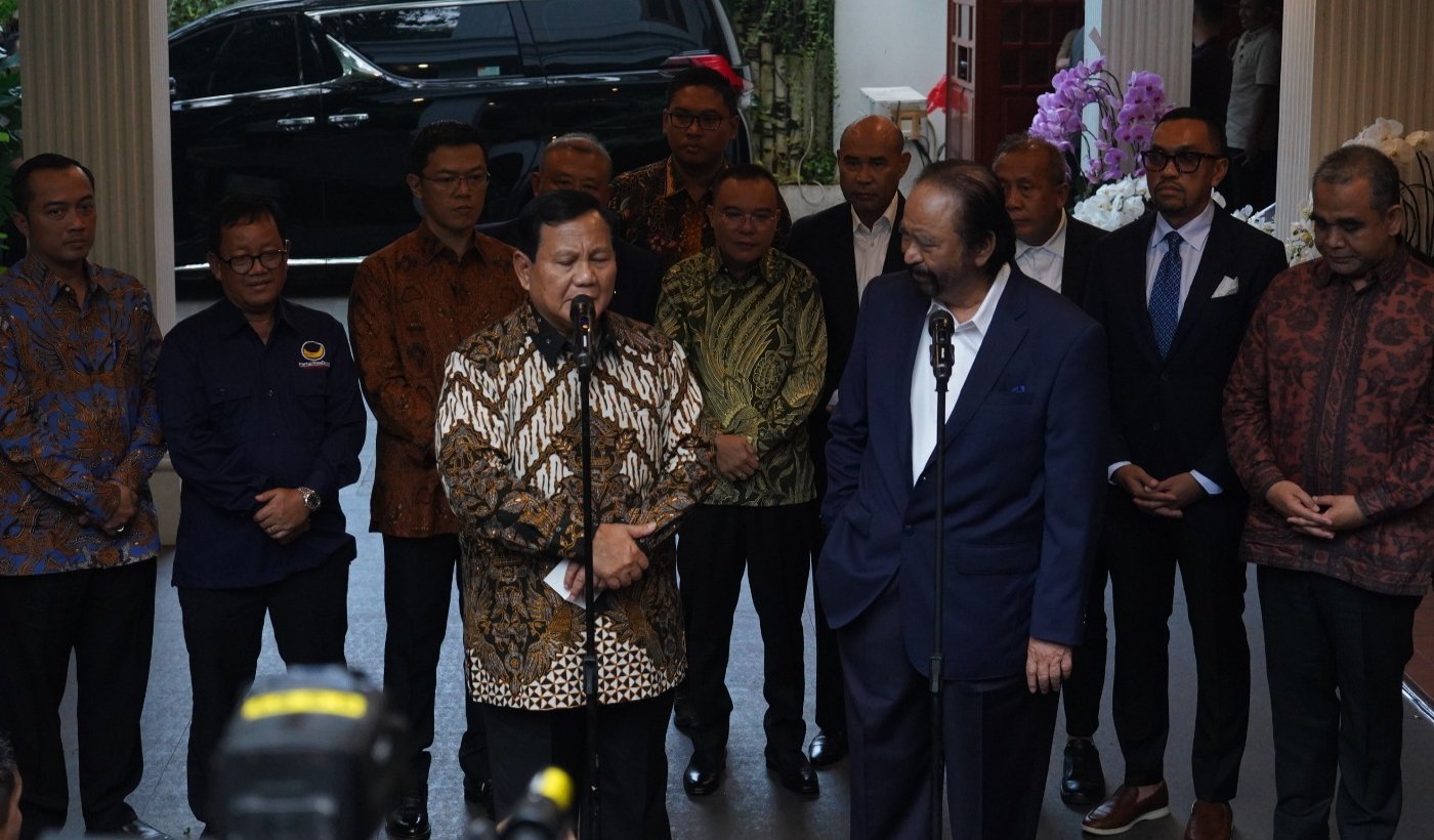 Prabowo dan Surya Paloh Sepakat Jalan Bareng