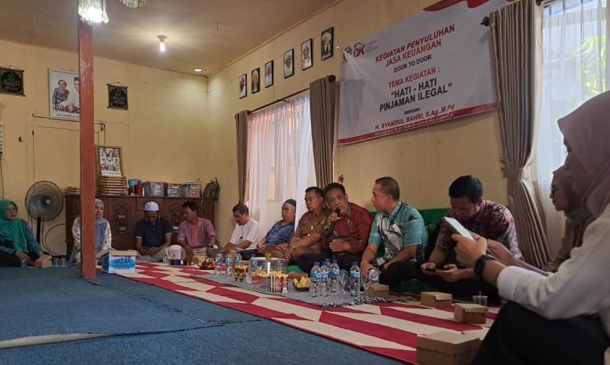 Anggota Komisi XI SBR Gandeng OJK ke Sungai Bilu, Sosialisasi Pinjol