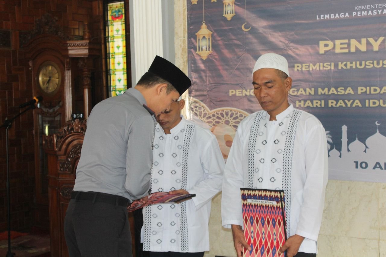 Momen Idulfitri, 391 Narapidana di Lapas Cianjur Dapat Remisi