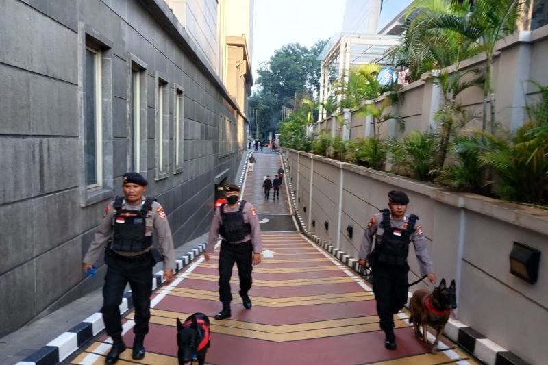 10 Anjing Pelacak Dilibatkan untuk Pengamanan Putusan PHPU di MK