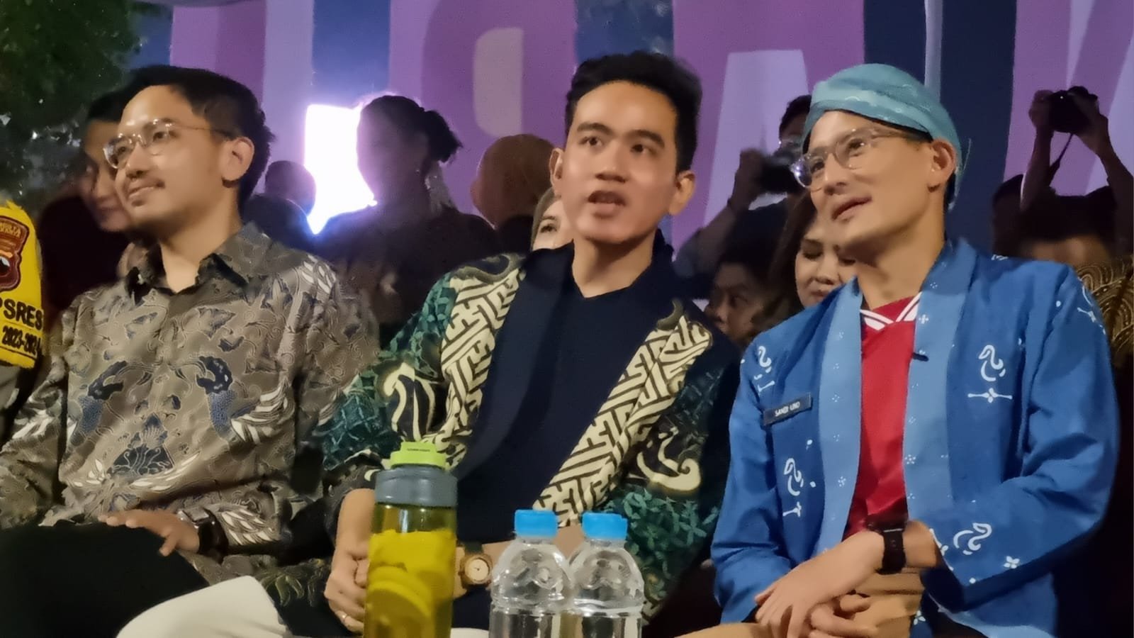 Gibran Bantah Ada Pembahasan Kabinet dengan Sandiaga di Solo