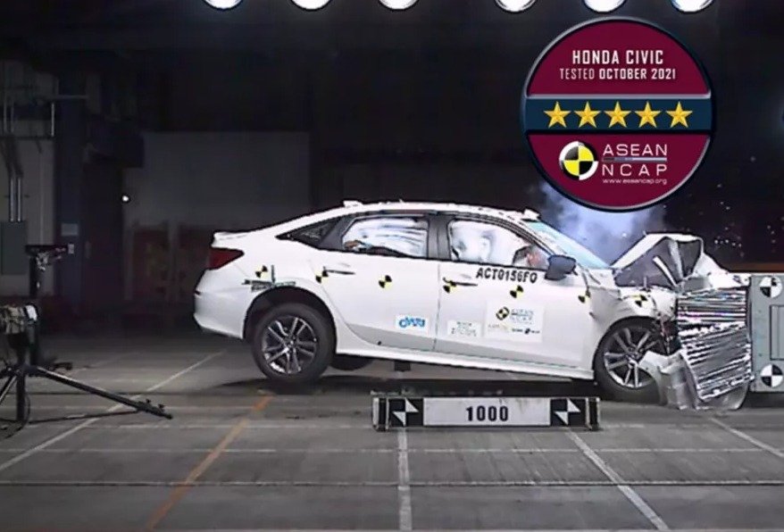 Honda CR-V dan Civic Raih Predikat Keselamatan Tertinggi dari ASEAN NCAP
