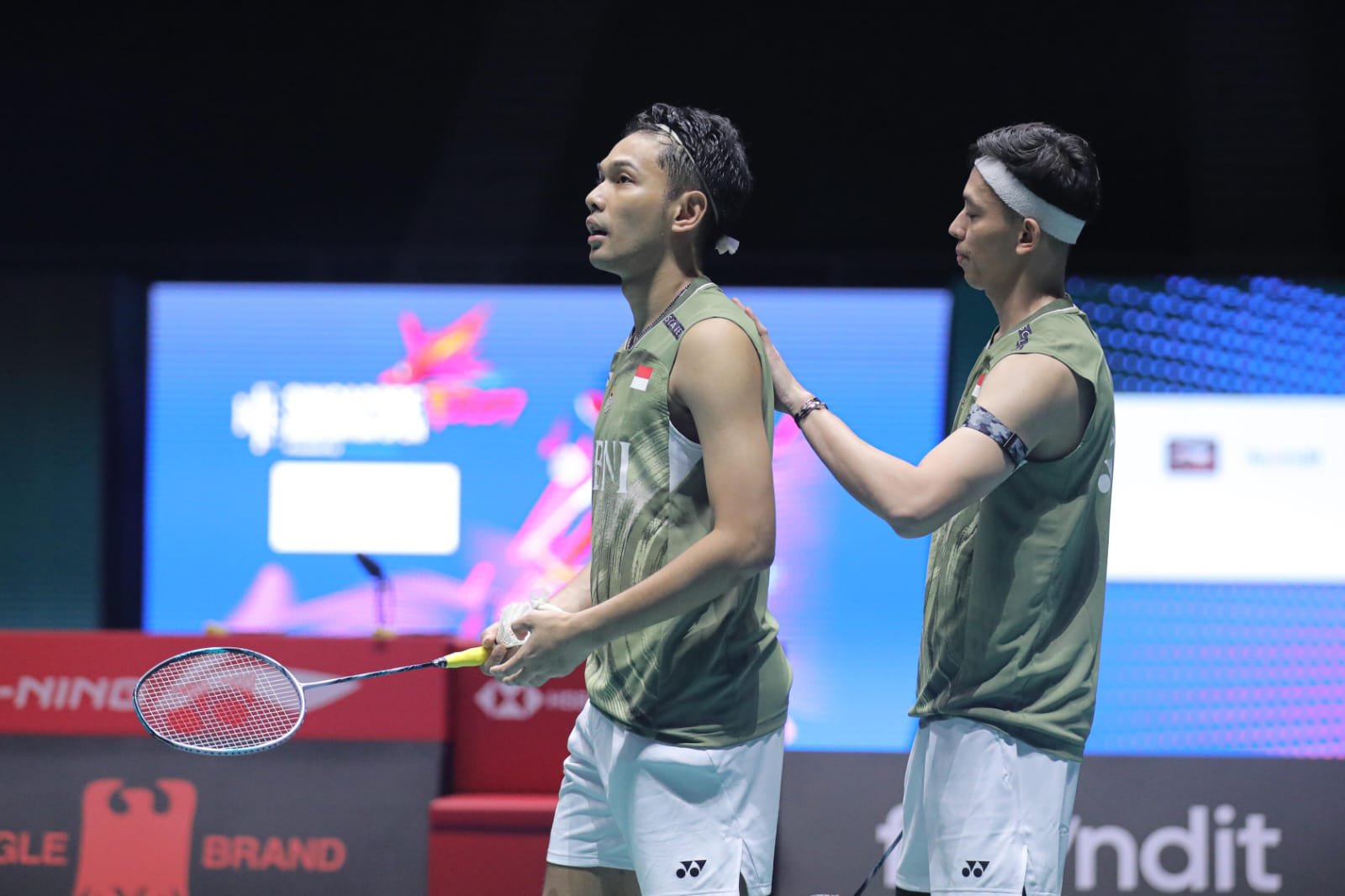 Dikalahkan Pasangan China, Fajar/Rian Runner-up di Singapore Open 2024