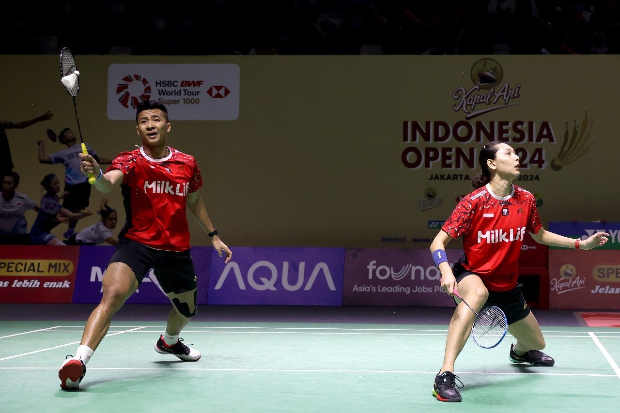 Tuntaskan Dendam, Dejan/Gloria Melaju ke 16 Besar Indonesia Open 2024