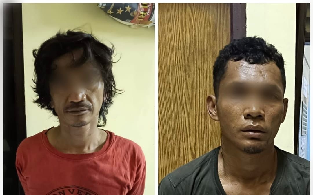 Dua Pria Pengangguran Ditangkap Polisi Usai Curi Kabel PLN di Tambora