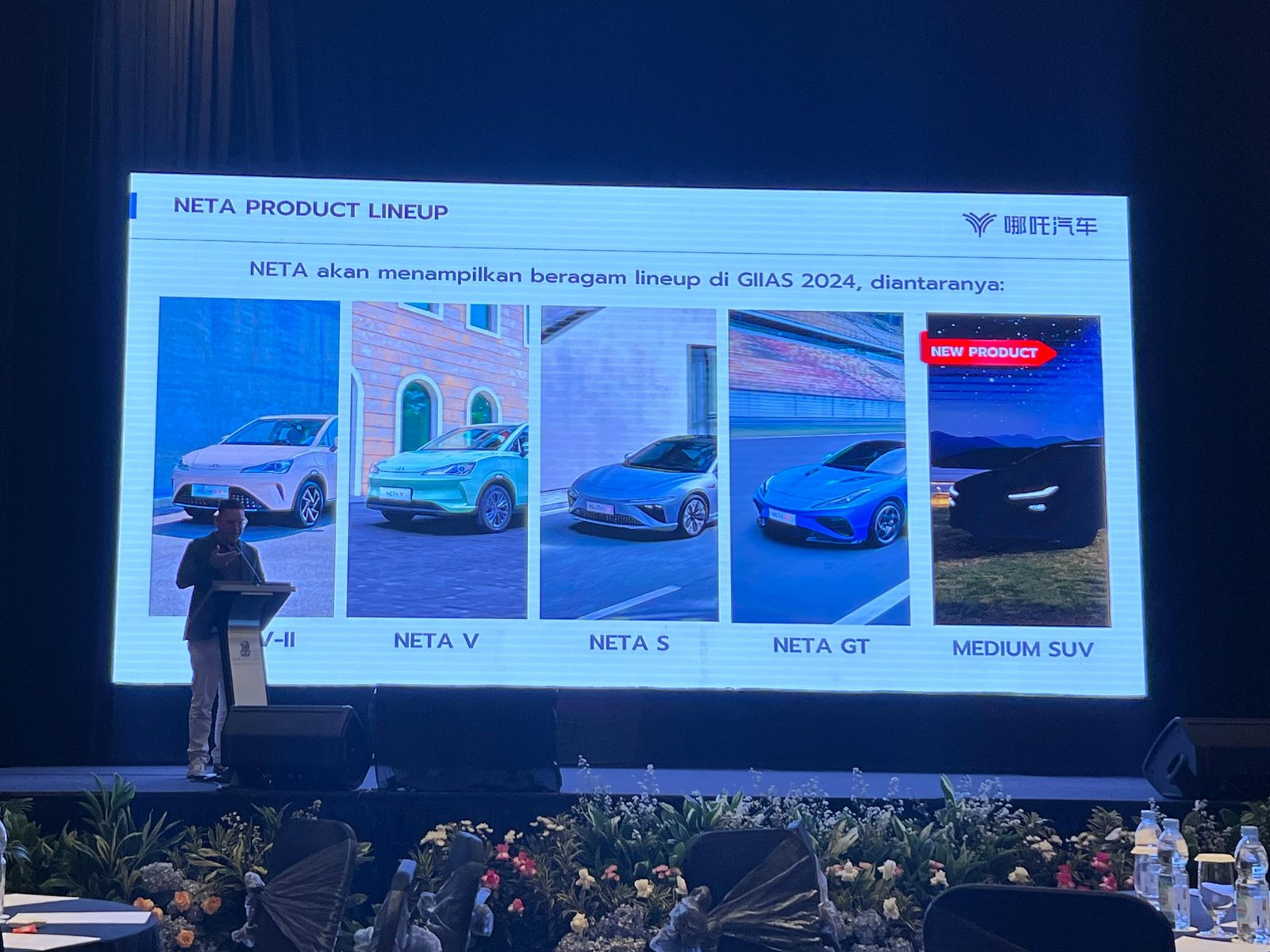 Neta Indonesia akan membawa lima model mobil listrik termasuk Medium SUV terbaru di GIIAS 2024. Foto: dok. Neta