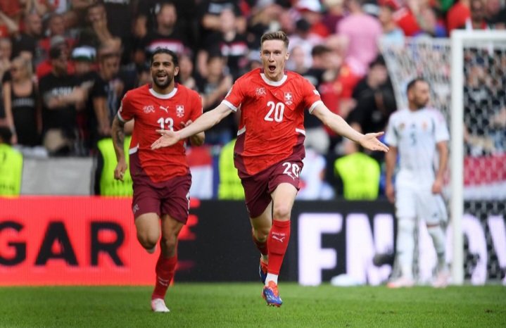 Hasil Euro 2024: Swiss Bungkam Hungaria 3-1