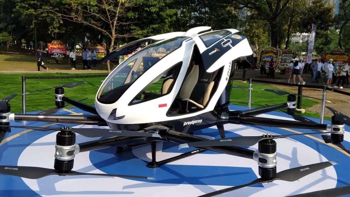 Bandara APT Pranoto Samarinda Jadi Lokasi Uji Coba Taksi Terbang di IKN