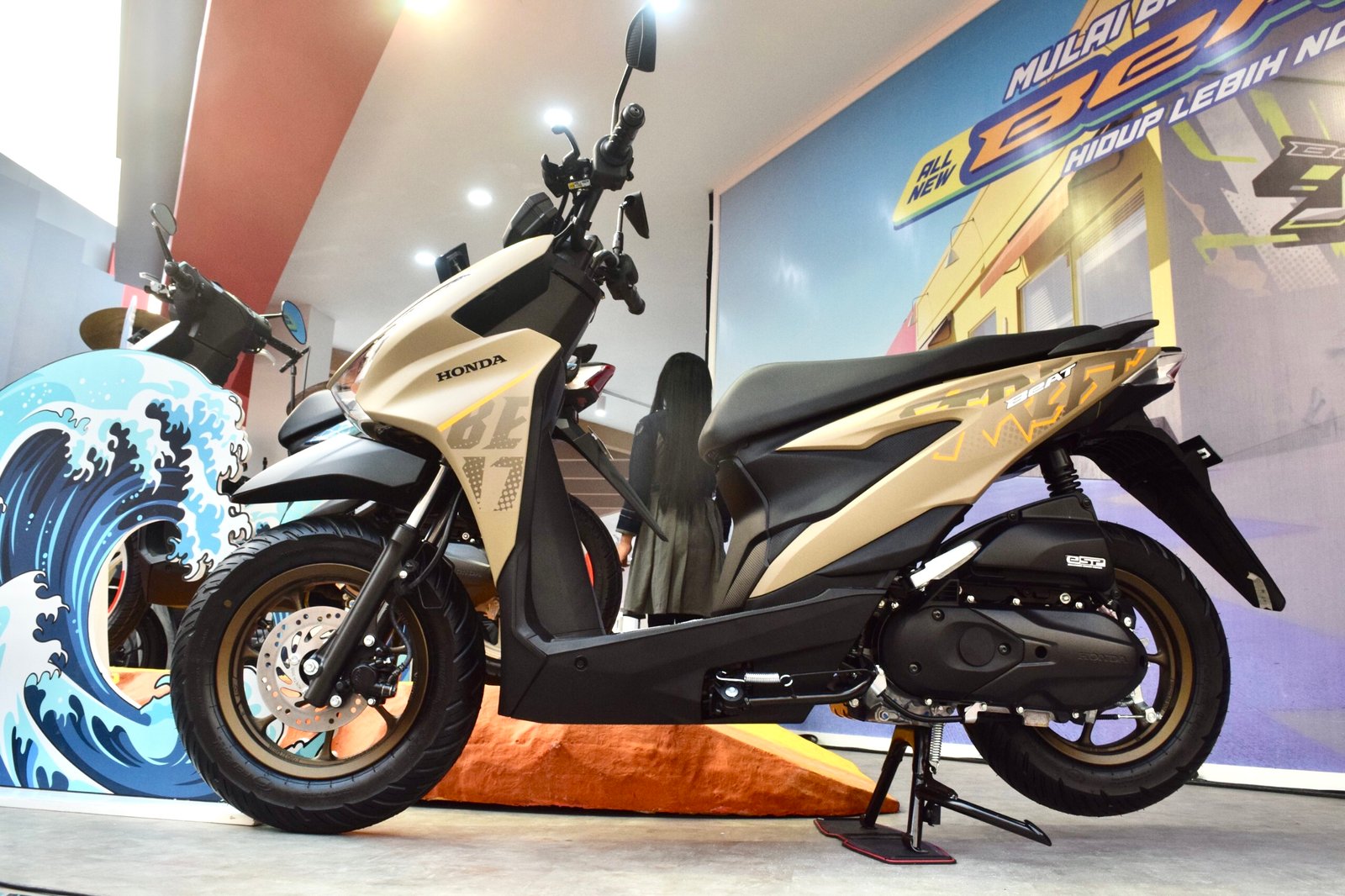 Wahana meluncurkan All New Honda BeAT di arena Jakarta Fair 2024 di JIexpo, Kemayoran, Jakarta, Sabtu (22/6). Foto: dok. WMS