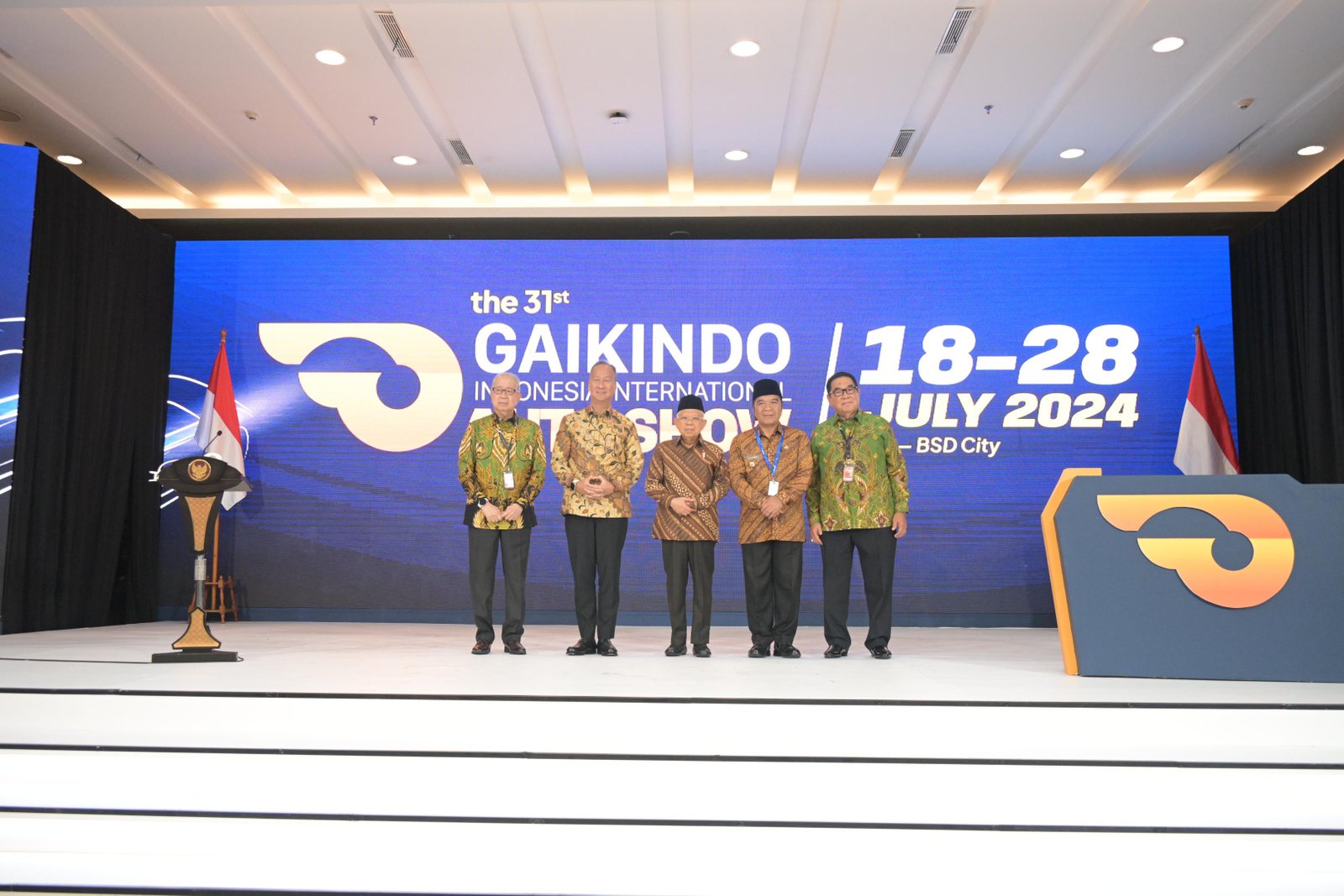GIIAS 2024 Resmi Dibuka Wapres Ma’ruf Amin