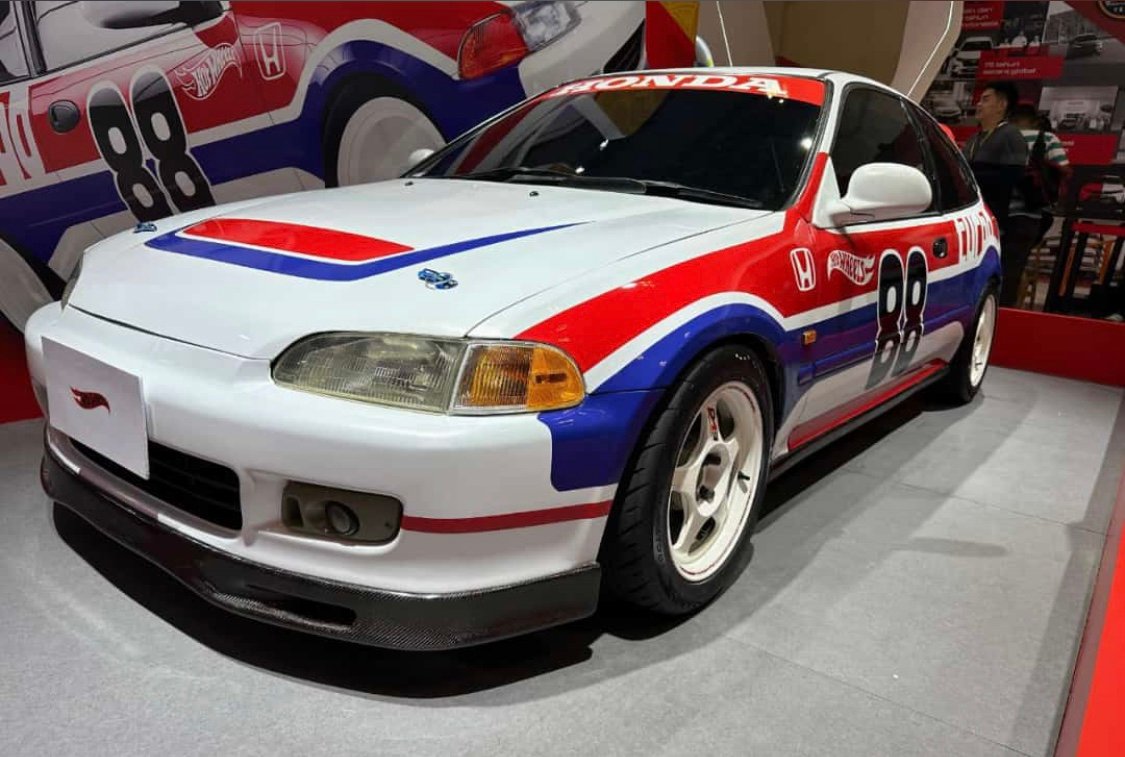 Honda kolaborasi dengan Hot Wheels di GIIAS 2024. Foto: apakabar.co.id/DF
