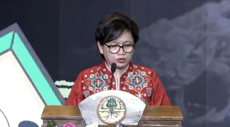 Tangkapan layar - Direktur Pengurangan Sampah KLHK Vinda Damayanti Ansjar dalam Rakornas Bank Sampah 2024 di Jakarta, Rabu (3/7/2024). Foto: ANTARA
