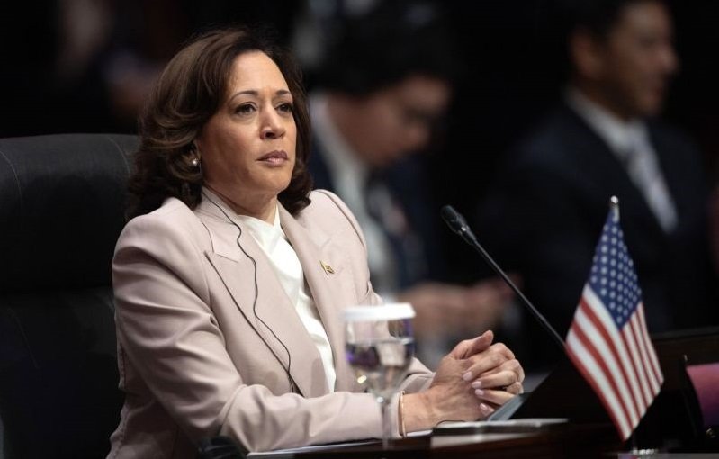 Arsip - Wapres AS Kamala Harris menghadiri KTT ke-18 Asia Timur di Jakarta Convention Center (JCC), Senayan, Jakarta, Kamis (7/9/2023). Foto: Media Center KTT ASEAN 2023/Aditya Pradana Putra/pras.