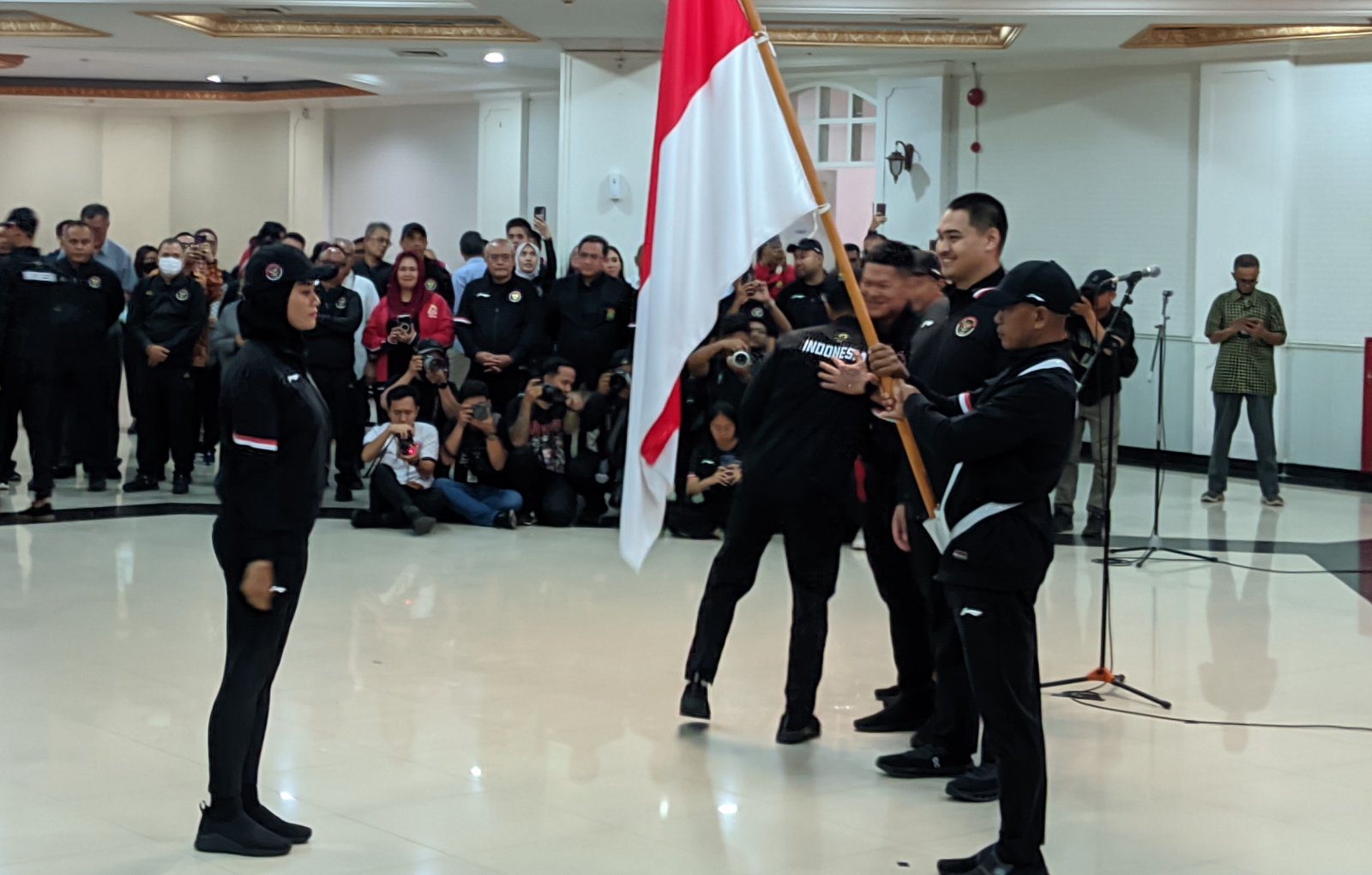 Kontingen Indonesia Dikukuhkan Jelang Berjuang di Olimpiade Paris 2024