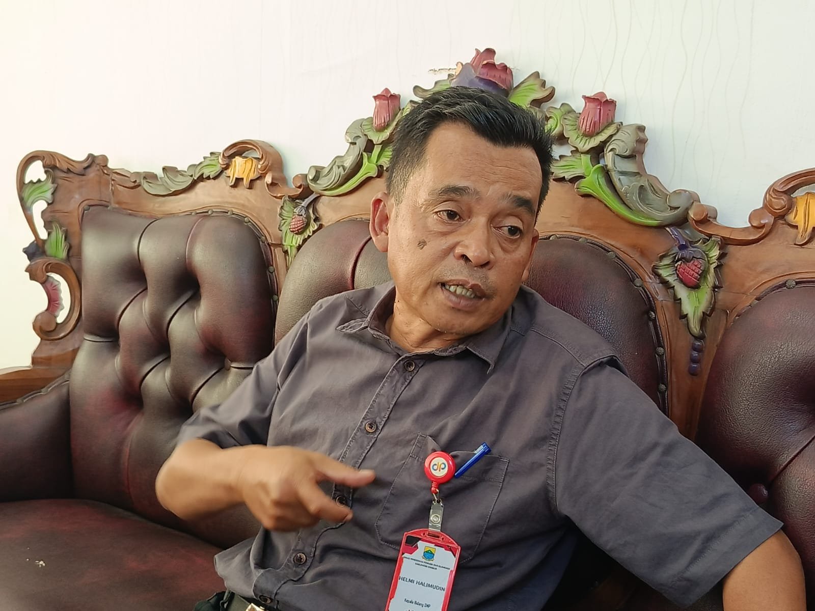 Kepala Bidang SMP Helmi Halimudin. Foto: apakabar.co.id/ Riski Maulana