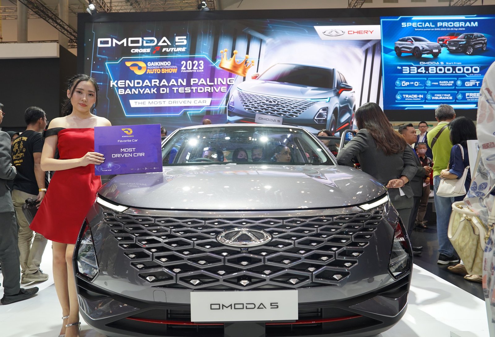Chery Omoda 5 raih bintang lima dari ASEAN NCAP. Foto: dok. CSI