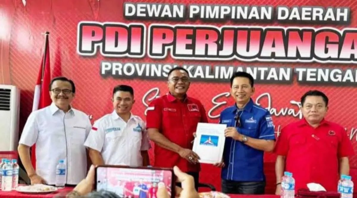 Pasangan Nadalsyah dan Siit K Yunianto siap bertarung di Pilkada Kalteng 2024. ANTARA/Adi Wibowo