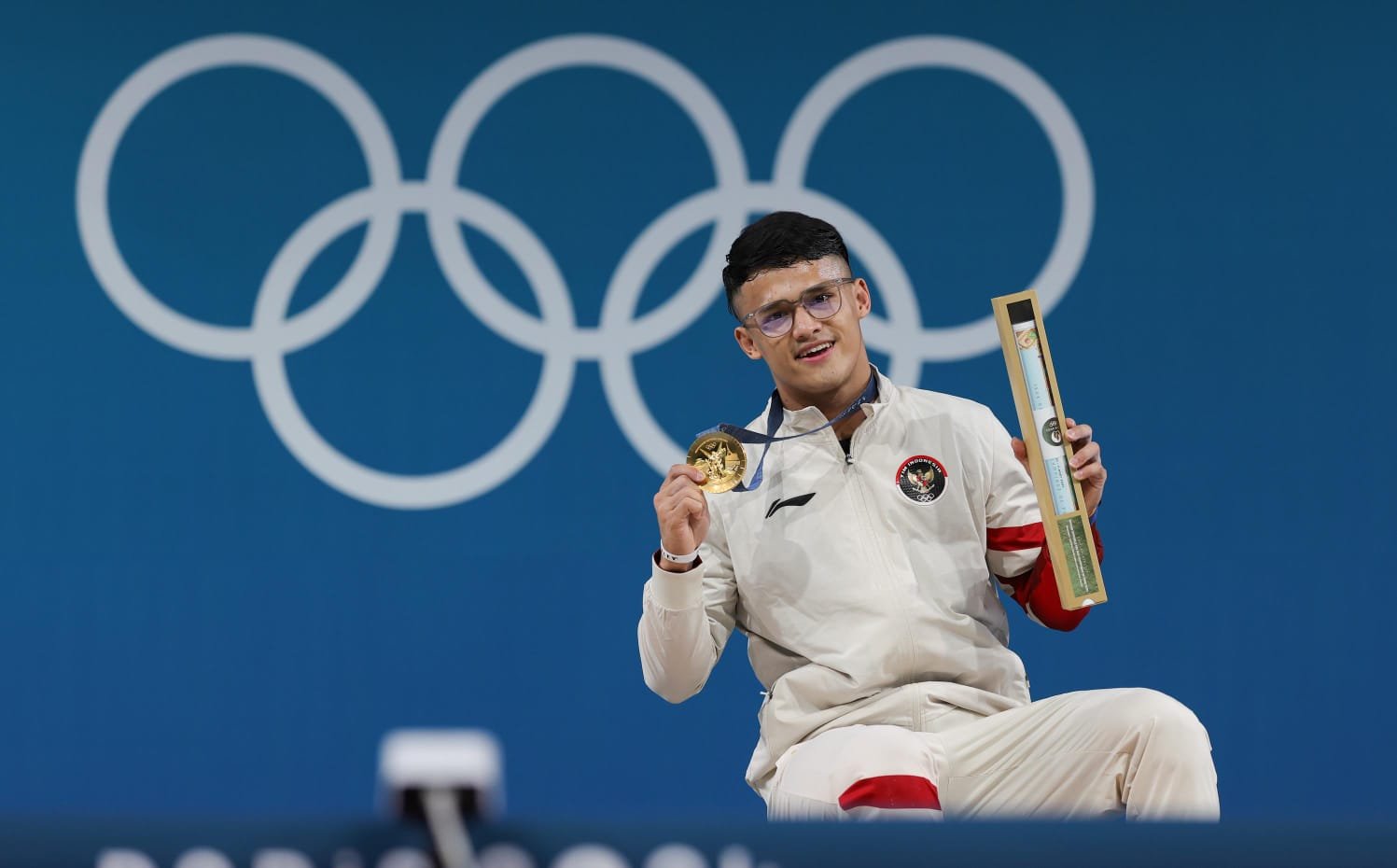 Ciptakan Rekor, Rizki Sabet Emas Kedua Indonesia di Olimpiade Paris 2024