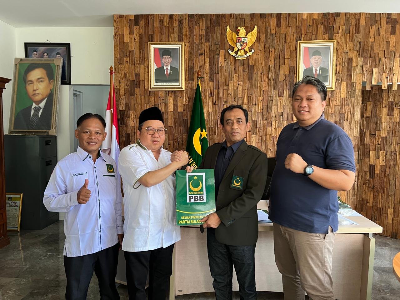 PBB-PKB Gabung Koalisi Tamliha-Habib Ahmad Bahasyim