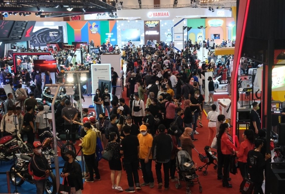 Indonesia Motorcycle Show atau IMOS 2024 akan digelar pada 30 Oktober sampai 3 November di ICE, BSD City, Tangerang. Foto: dok. Seven Event