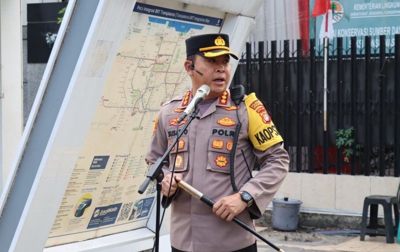 Kapolres Metro Jakarta Pusat Kombes Polisi Susatyo Purnomo Condro di Jakarta Pusat, Rabu (28/8/2024). Foto: Polres Metro Jakarta Pusat