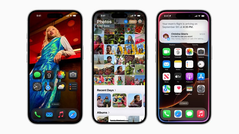 Apple resmi merilis iOS 18, simak fitur baru dan daftar iphone yang kebagian pembaruan. Foto: dok. Apple