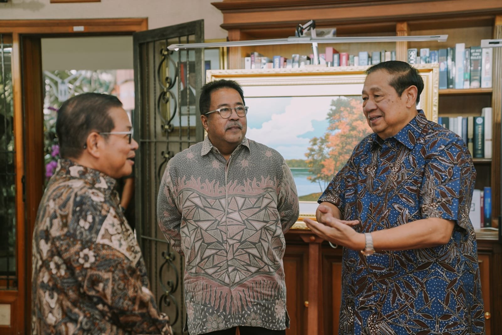Pramono Anung dan Rano Karno Kunjungi SBY