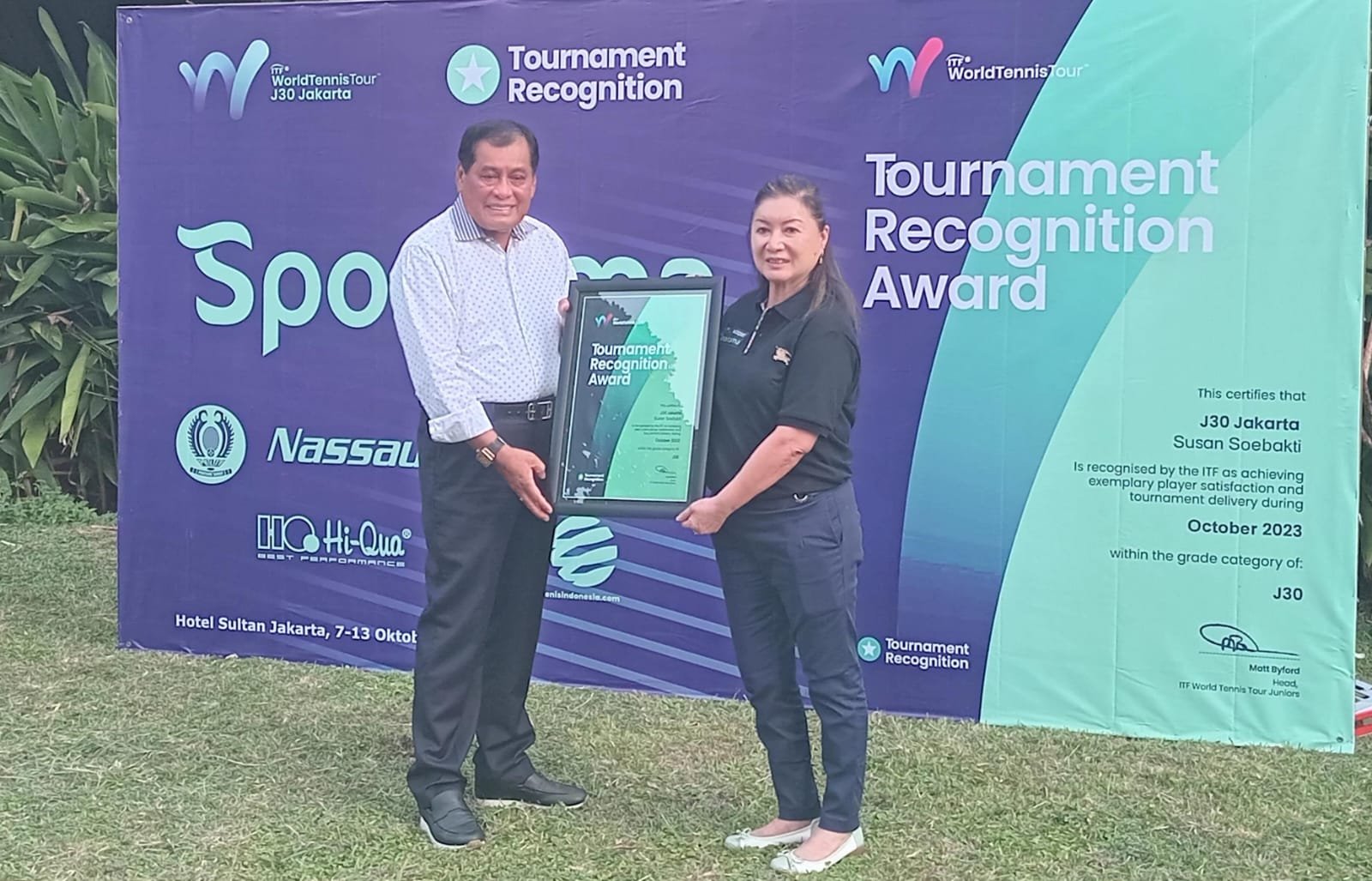 Petenis dari 13 Negara Ikuti Turnamen Sportama International Junior Championship