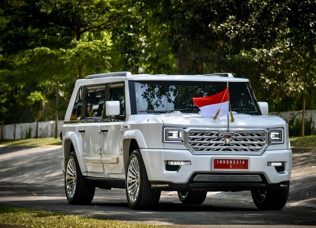 MV3 Maung Garuda, Mobil Buatan Pindad yang Bawa Prabowo Subianto ke Istana