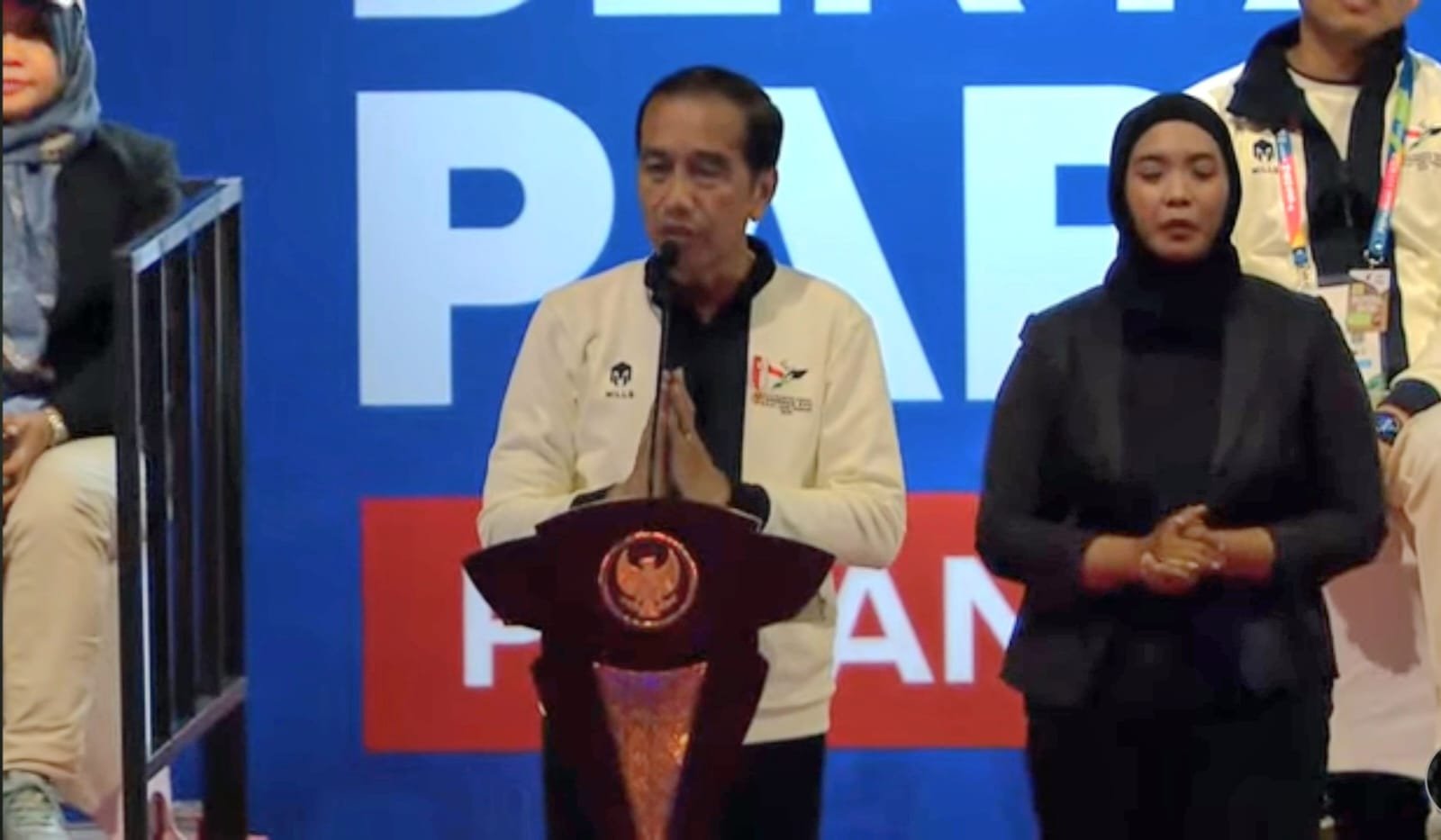 Dari IKN, Jokowi langsung bertolak ke Solo untuk membuka Papernas. apakabar.co.id/Nando