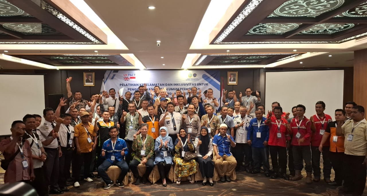 Dinas Perhubungan Sumatra Utara bersama Hino Indonesia dan MTI menggelar pelatihan pengemudi bus. Foto: dok. HMSI