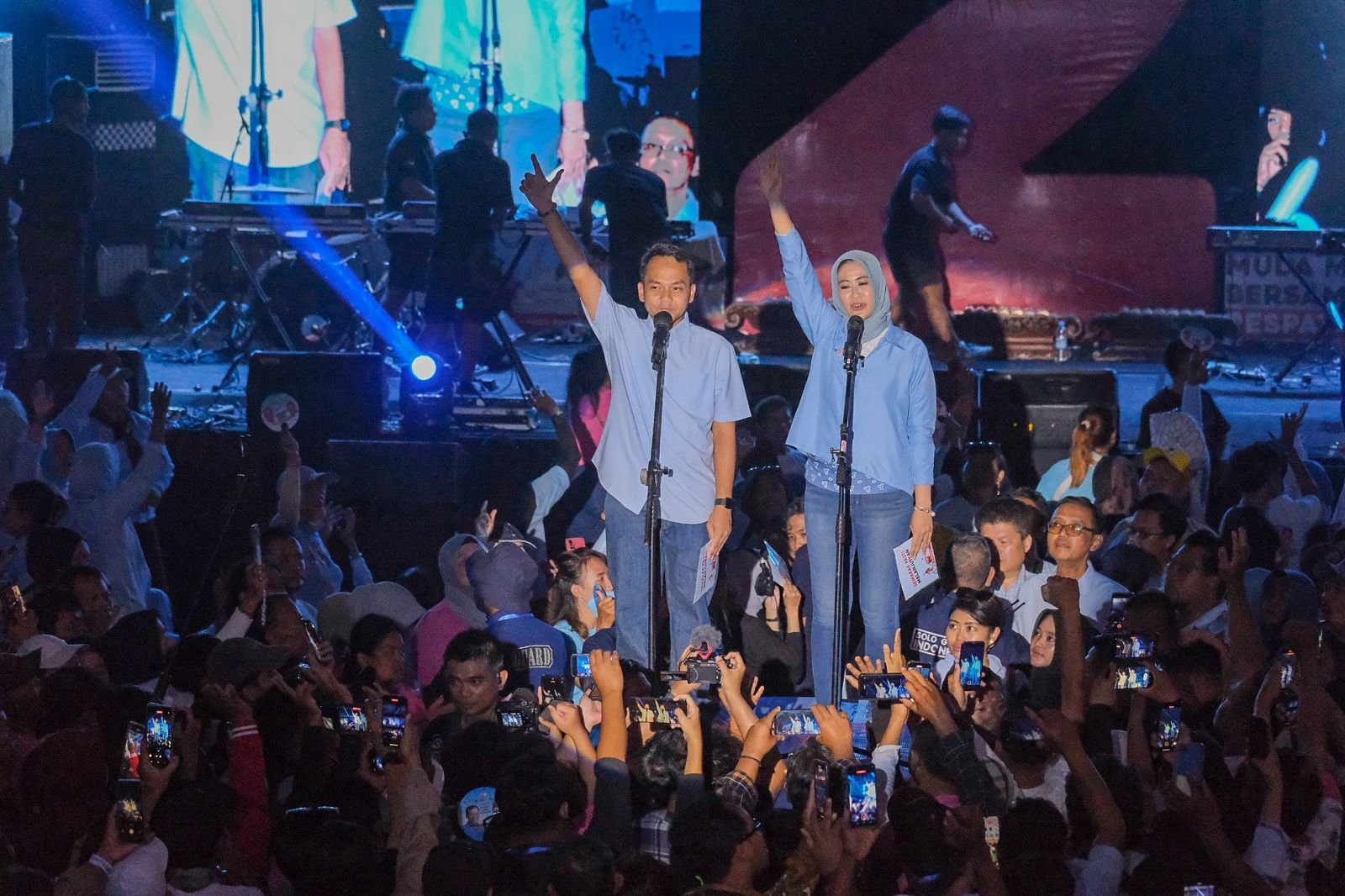 Kampanye Terakhir Respati-Astrid: Solo Siap Lebih Warna-warni