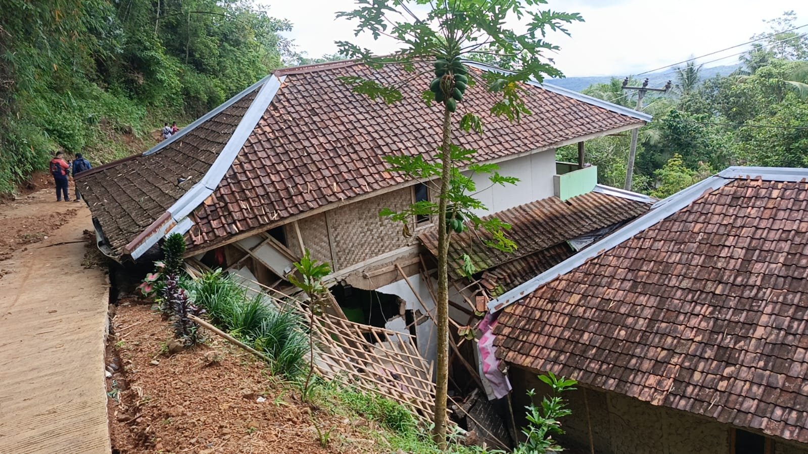 Tanah Bergerak Melanda Cianjur, 273 Warga Diungsikan