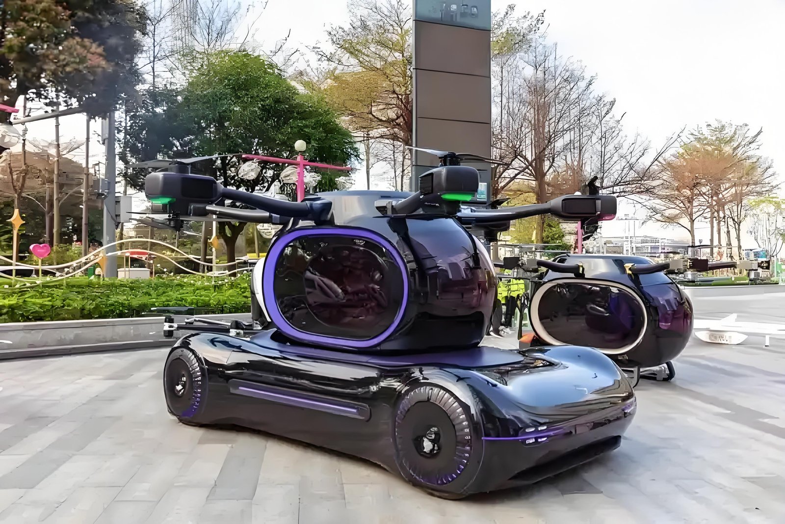 GAC Group meluncurkan mobil terbang GOVE di Cina. Foto: dok. GAC