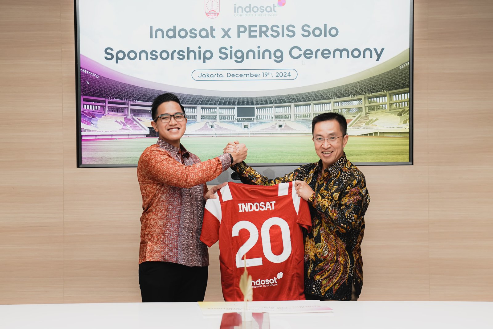 Persis Solo Resmi Jalin Kerjasama dengan Indosat Ooredoo