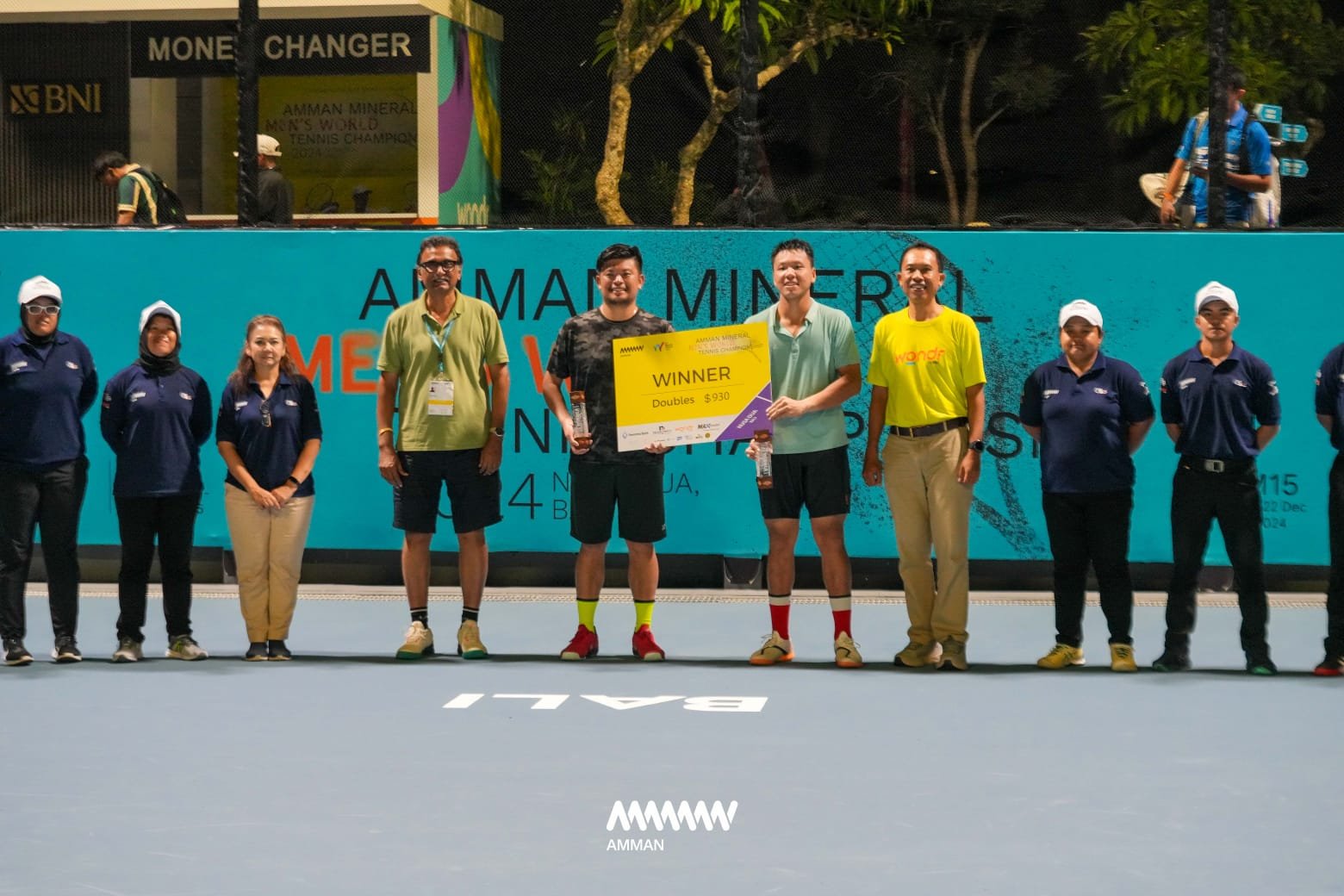 Pasangan China-Taiwan Rebut Gelar Ganda Putra Amman Mineral World Tennis Championship 2024
