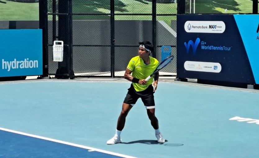 Rifqi Fitriadi Lolos ke Putaran Kedua M-15 Amman Mineral Men's World Tennis Championship 2024