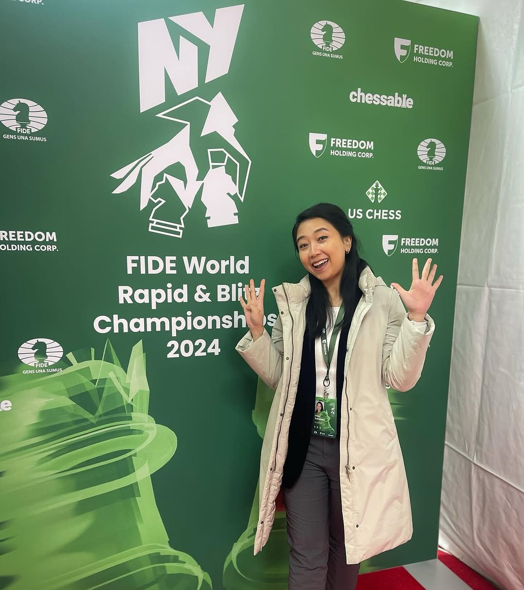 Irene Sukandar Raih Posisi 9 Besar Dunia di Kejuaraan Catur Cepat FIDE 2024