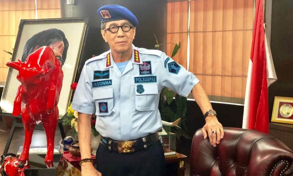 Yasonna Laoly saat masih menjabat Menteri Hukum dan HAM 2019=2024. Foto: blog Yasonna